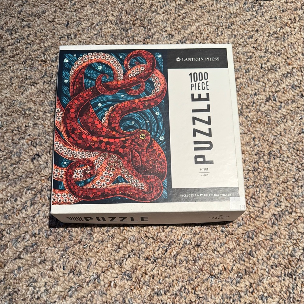 Lantern Press Octopus Puzzle 1000 Piece